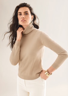 Kaschmirpullover mit Rollkragen thumbnail 1