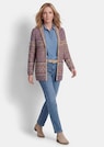 Strickjacke mit Schalkragen im Mustermix thumbnail 2