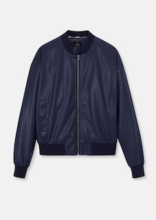 Bomber jacket in a cool leather look thumbnail 6