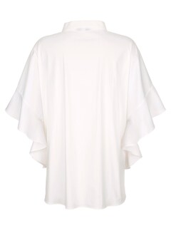 Oversizedbluse mit großem Volantärmel thumbnail 6