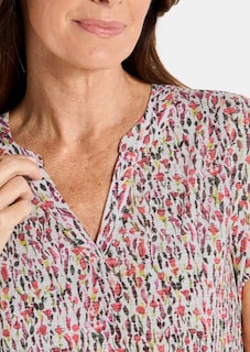 Jersey-Shirt mit Millefleurs-Print thumbnail 5