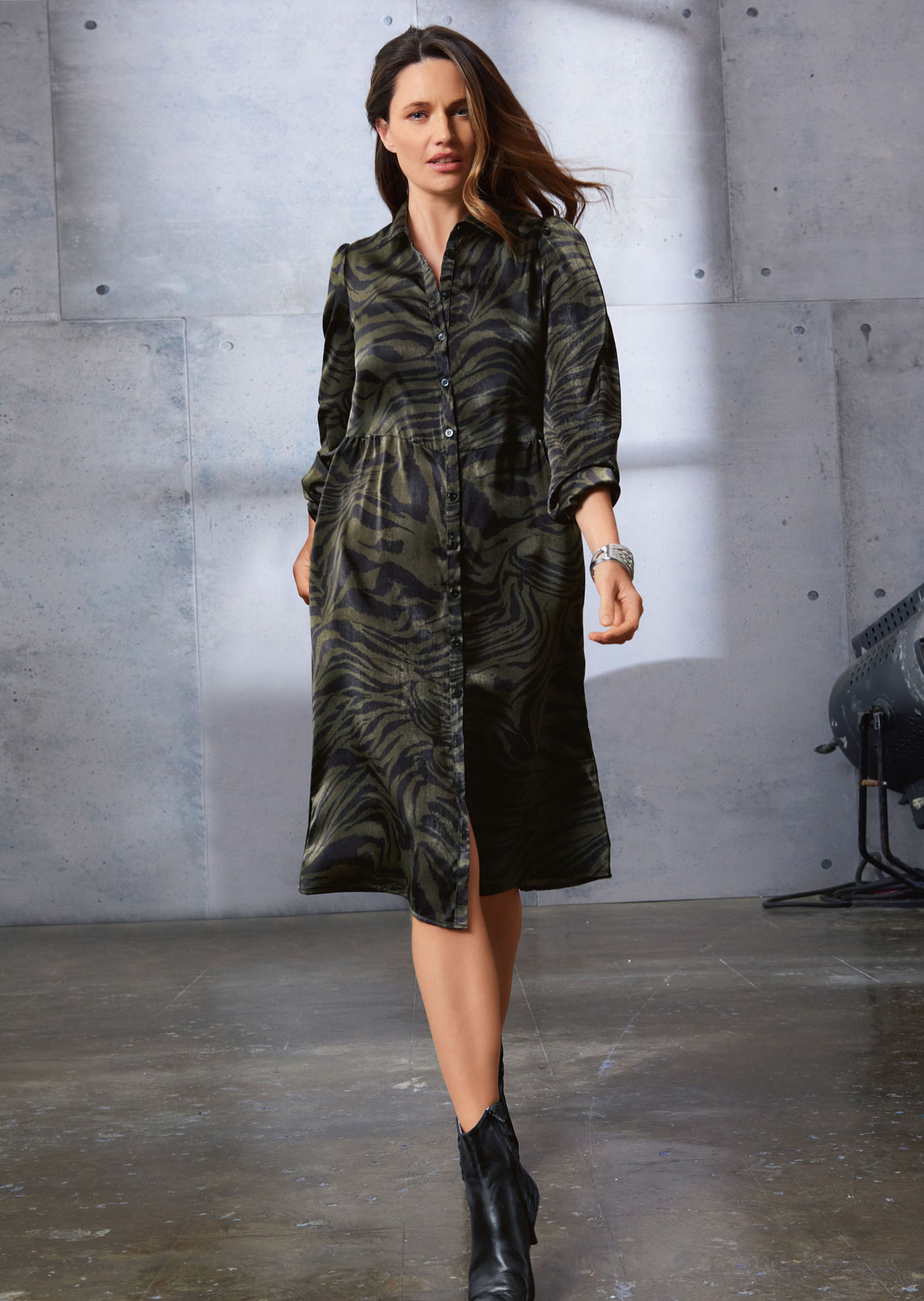 Kleid mit Animalprint