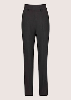 Slim-fit stretch trousers with creases thumbnail 6