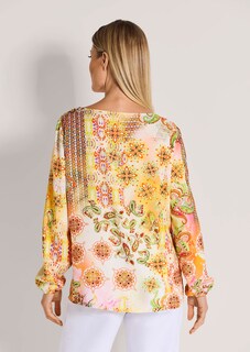Bluse mit Paisley-Elementen thumbnail 3