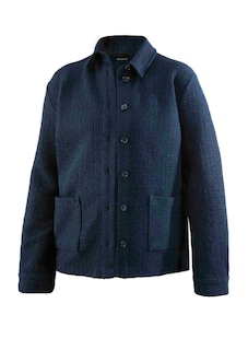 Hemdjacke in Bouclé-Optik mit Viskose thumbnail 2