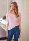 Shirt met ronde hals en halflange mouwen thumbnail 6