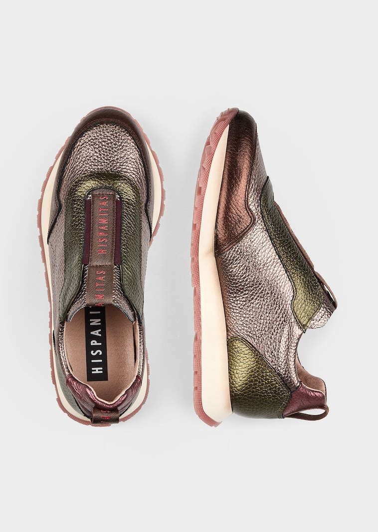 Leder-Sneaker zum Schlüpfen