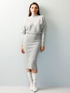 Strickkleid mit weiten Fledermausärmeln thumbnail 7