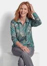 Sweatshirt met aquarelprint en glanseffect thumbnail 4
