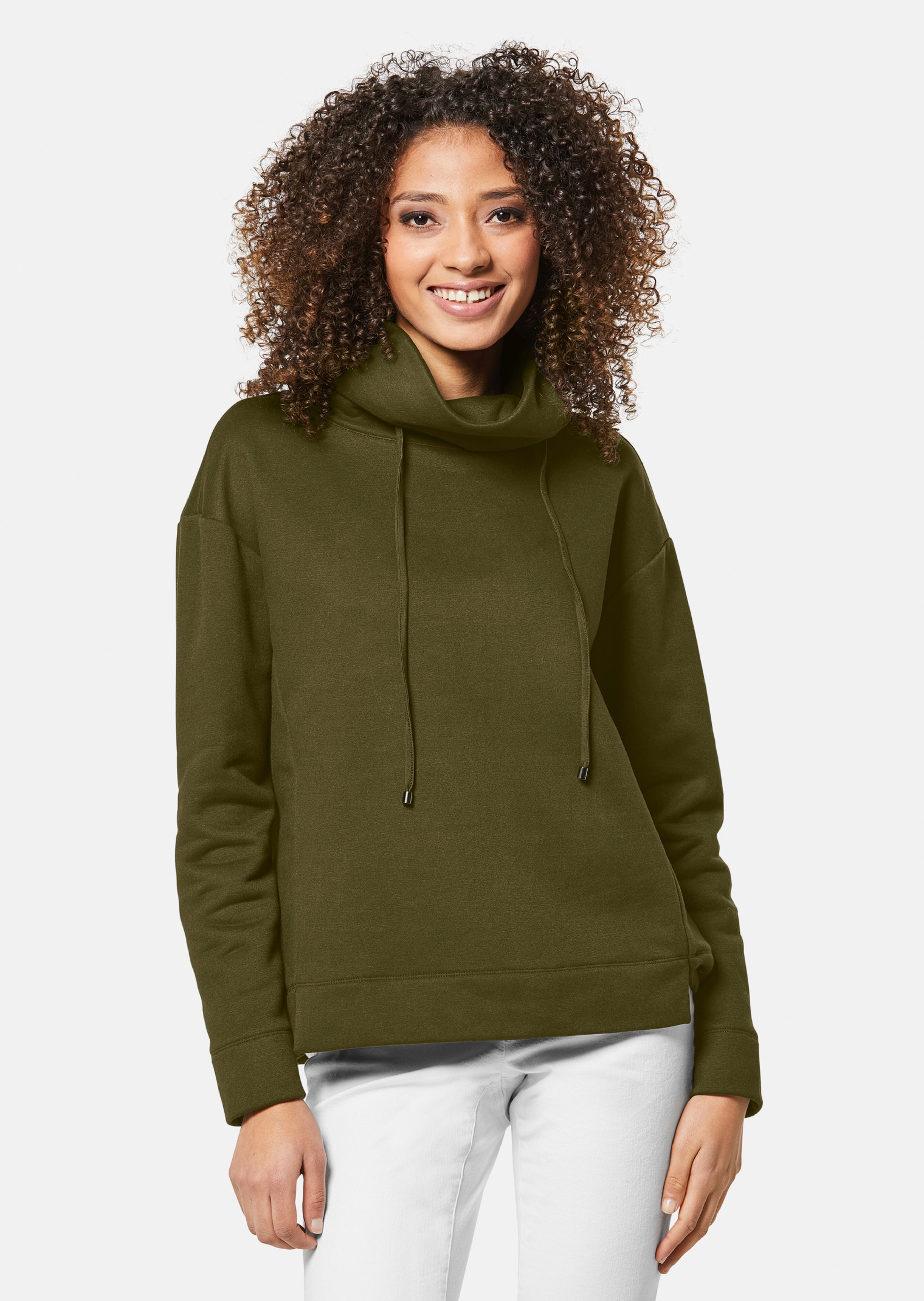 Sweatshirt mit Stehkragen