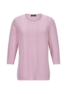 Pull en tricot structuré, à motif ondulé thumbnail 6