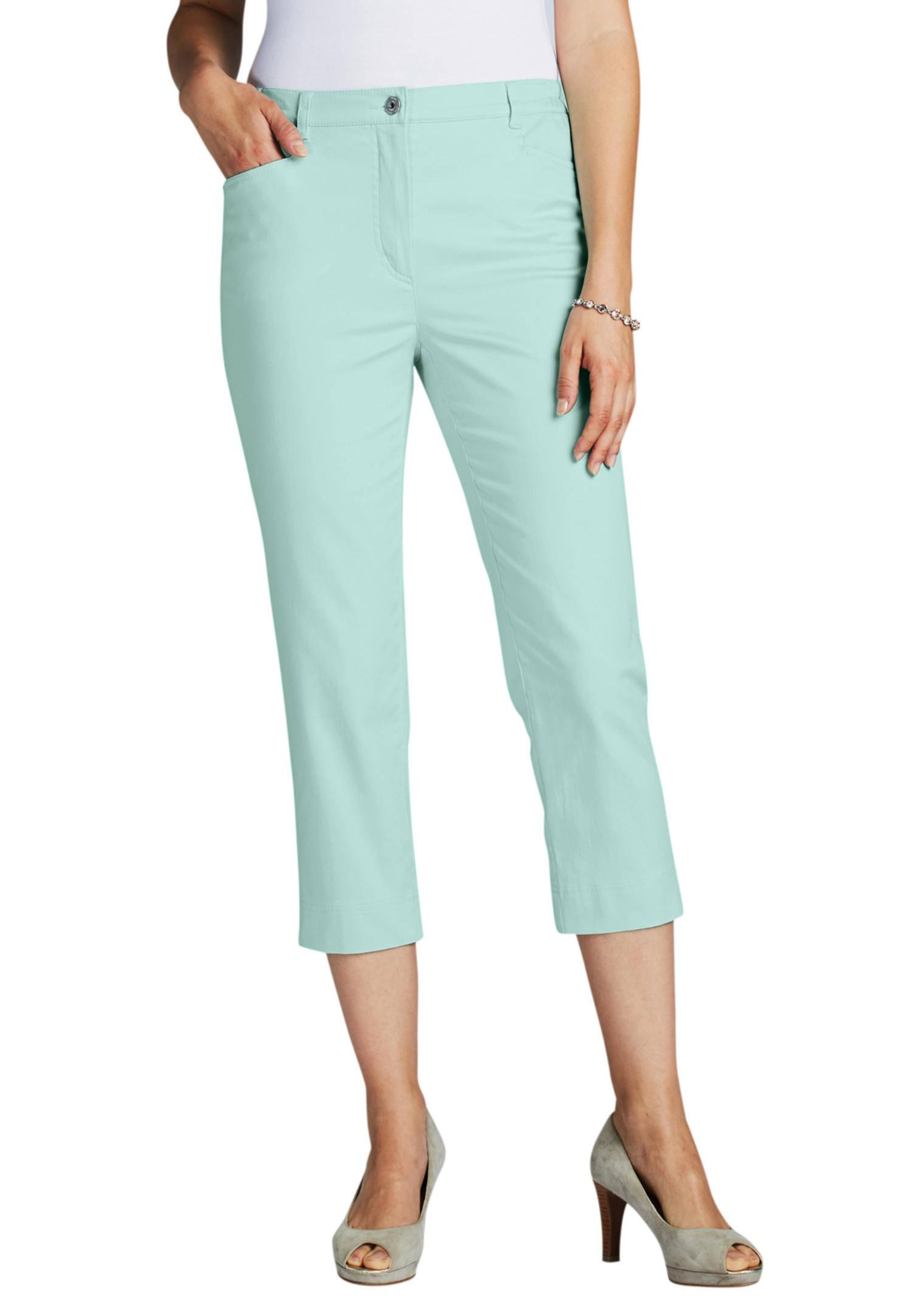 Pantalon 7/8 en coton coupe confort