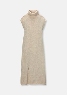 Ärmelloses Strickkleid thumbnail 6