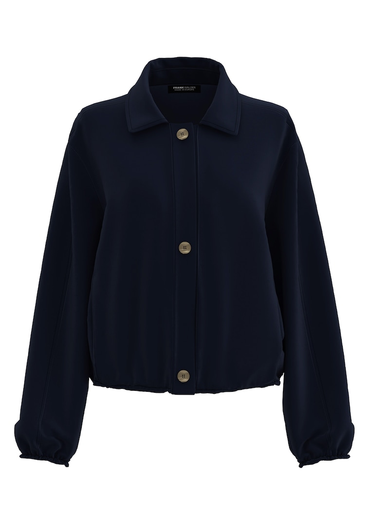 Korte blouson met elastische boorden