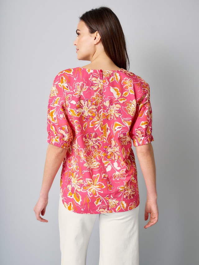 Bluse mit Gummizug am Ärmel 2