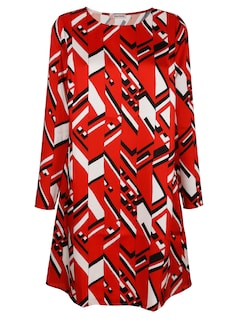 Kleid mit grafischem Druck thumbnail 6