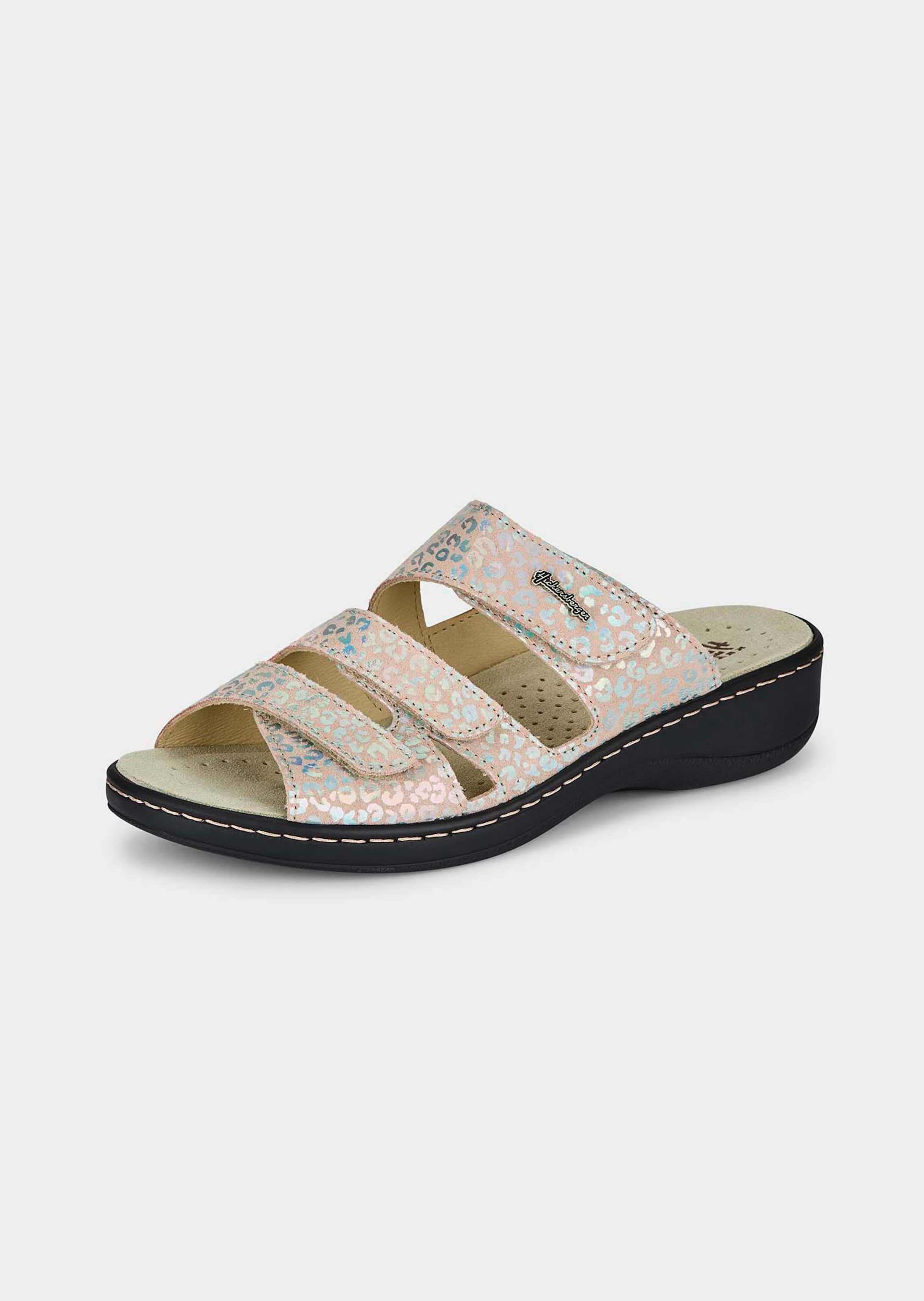 Sandalen met weldadige kruiden-inlay