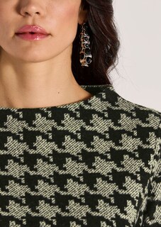Sweat à motif pied-de-poule thumbnail 5