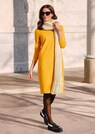 Stretch-Kleid mit kurzen Ärmeln und ausgestelltem Rock thumbnail 7