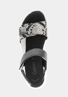 Sandales à motif reptile métallisé thumbnail 2