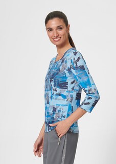 Shirt ¾-Arm mit glänzendem Logo-Schriftzug thumbnail 4