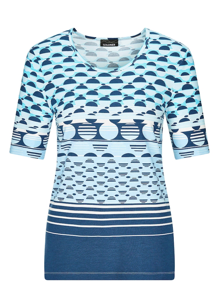 Shirt met grafische all-over print