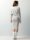 Strickkleid mit weiten Fledermausärmeln thumbnail 2