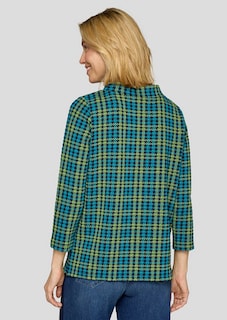 Sweatshirt mit Hahnentrittmuster thumbnail 3