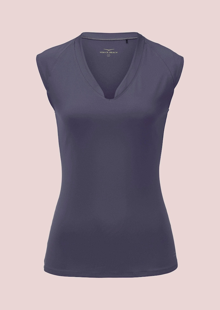 Sportliches Shirt mit Stehkragen