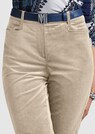 Elasticated fine corduroy trousers in a slim fit thumbnail 5