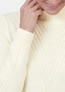 Pull en tricot avec col montant et motif côtelé thumbnail 5