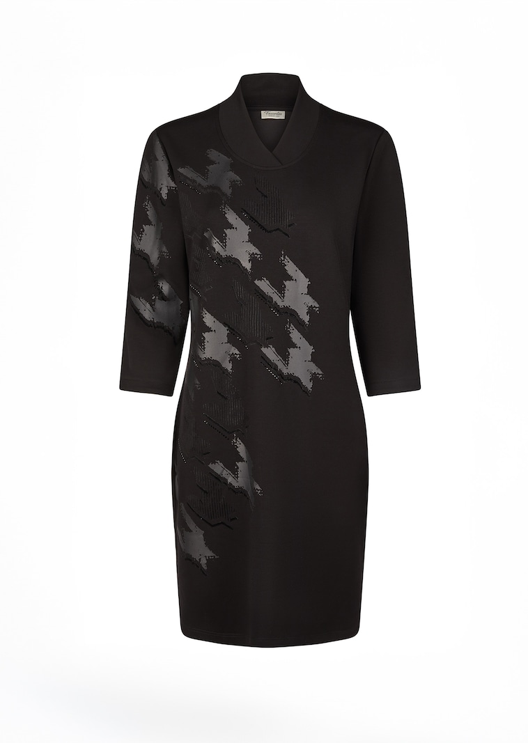 Jerseykleid mit edlem Frontprint