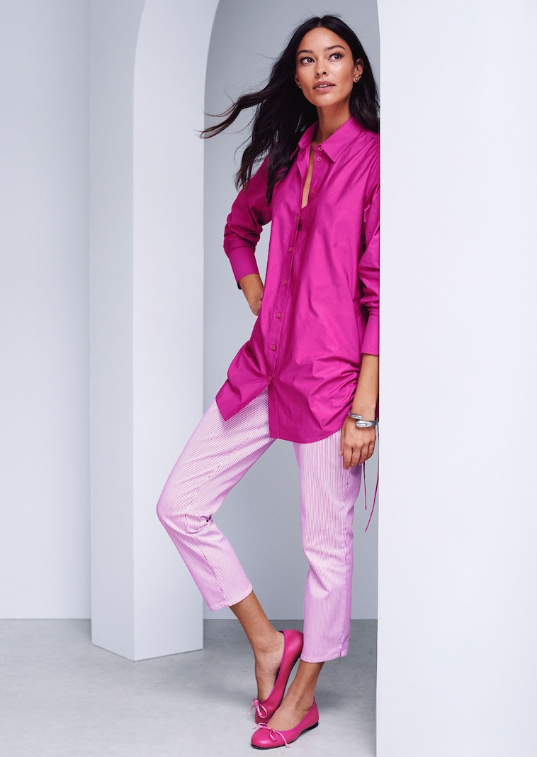 Fein gestreifte Jeans