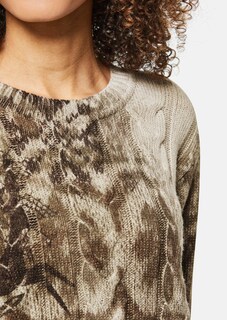 Bedruckter Pullover aus Schurwolle und Kaschmir thumbnail 5