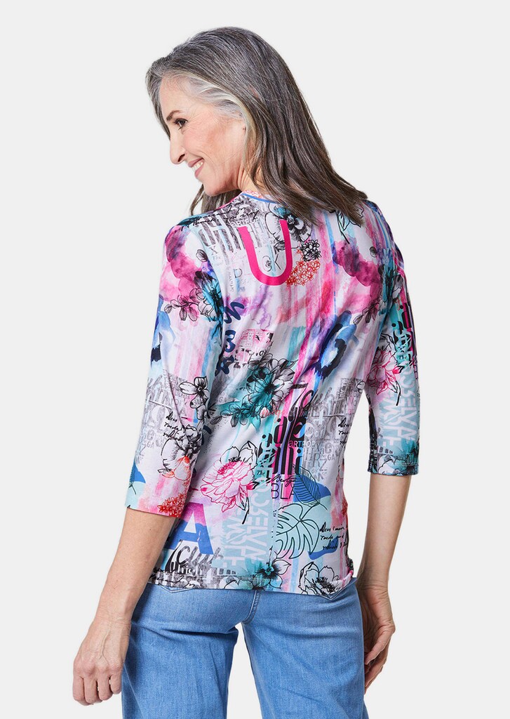 Druckshirt in kraftvollen Farben
