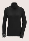Rollkragen-Shirt mit Spitze thumbnail 6