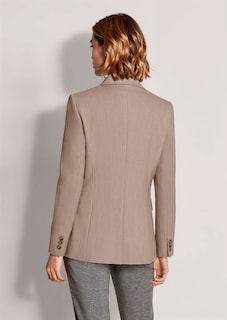 Doppelreihiger Blazer mit Ziersteppnähten thumbnail 3