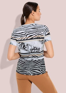 Jersey-Shirt mit Animal Print thumbnail 2