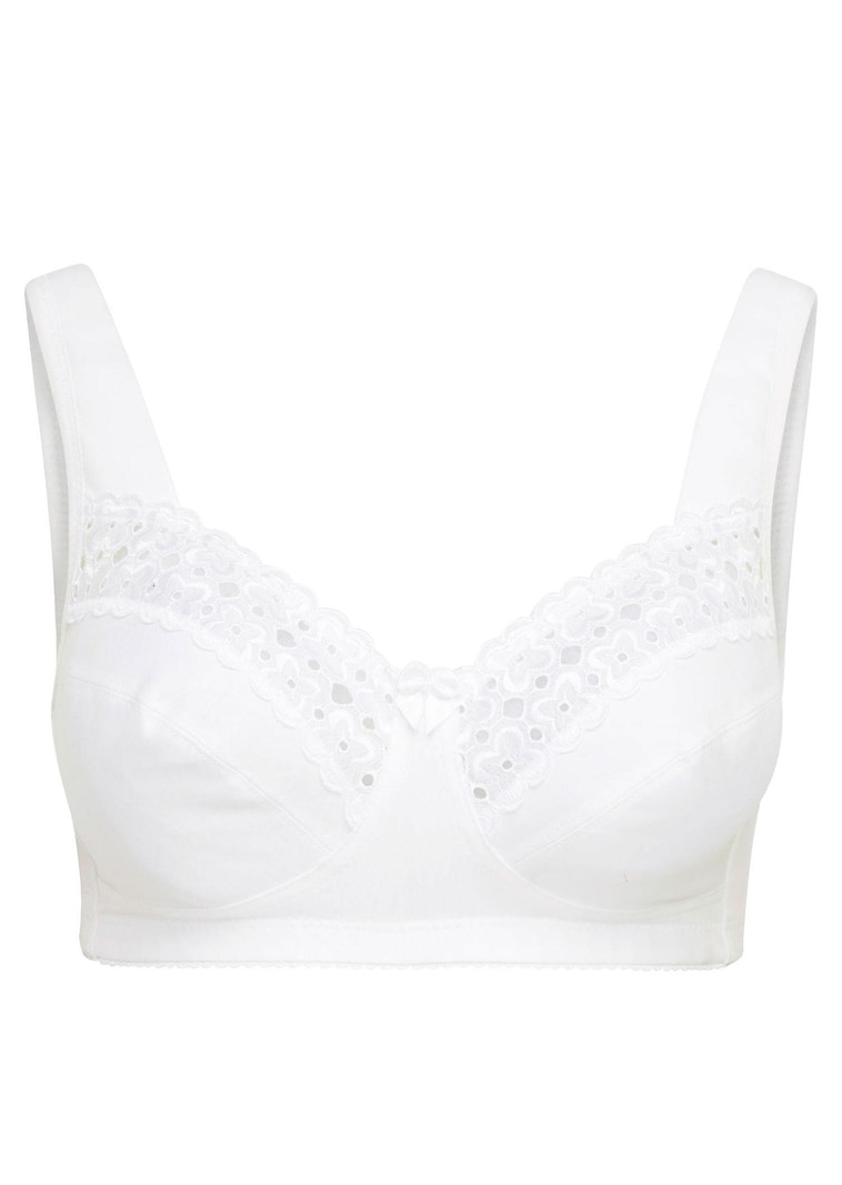 BH mit breiten Trägern und Stickereispitze