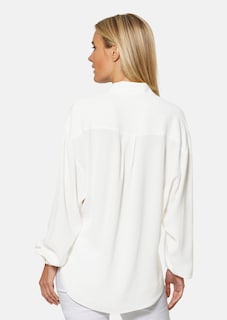 Stand-up collar blouse with a sophisticated extra thumbnail 3