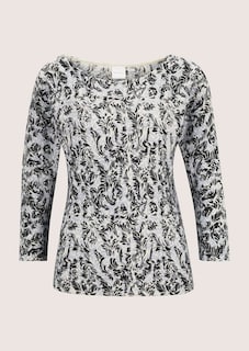 Pull en cachemire avec imprimé allover thumbnail 6