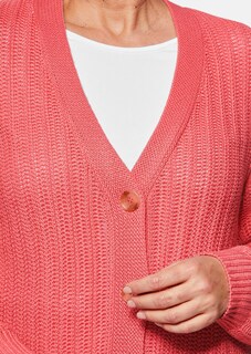 Modieus lang tricot jasje thumbnail 5