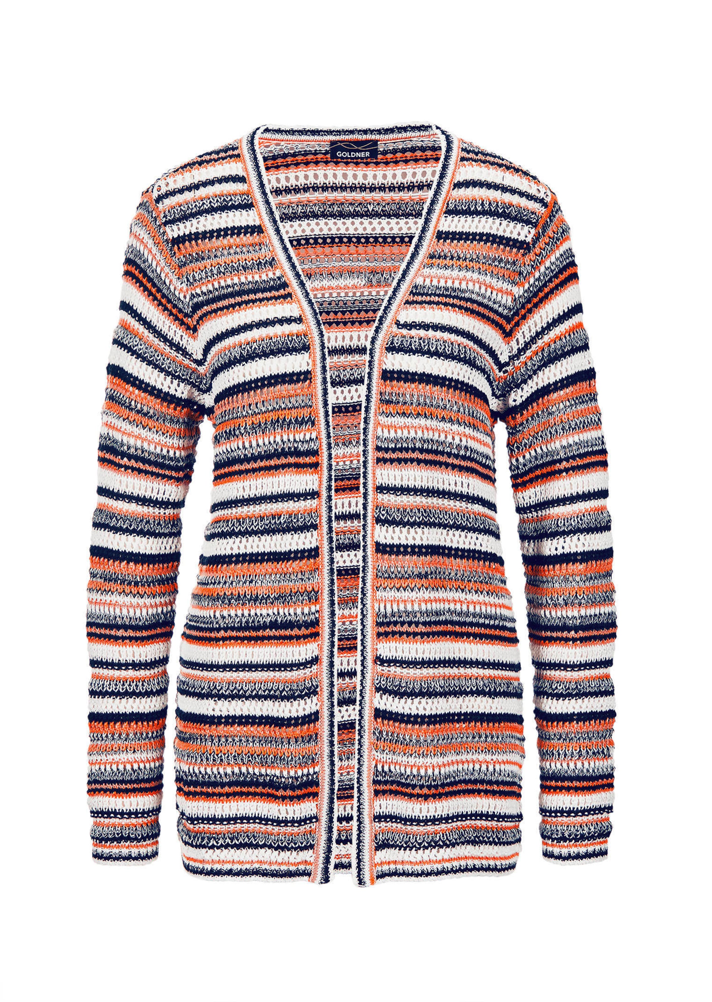 Veste en tricot avec motif à rayures