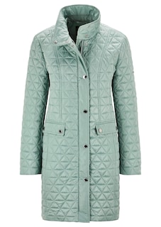 Manteau court matelassée à col droit thumbnail 2