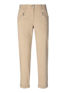 Cropped trousers in a casual chino style thumbnail 6