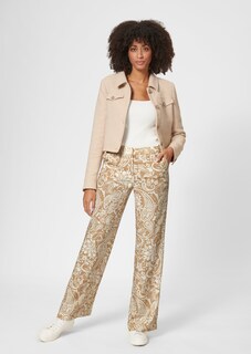Wide trousers with paisley pattern thumbnail 2