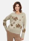 Casual jumper with decorative bead appliqué thumbnail 1