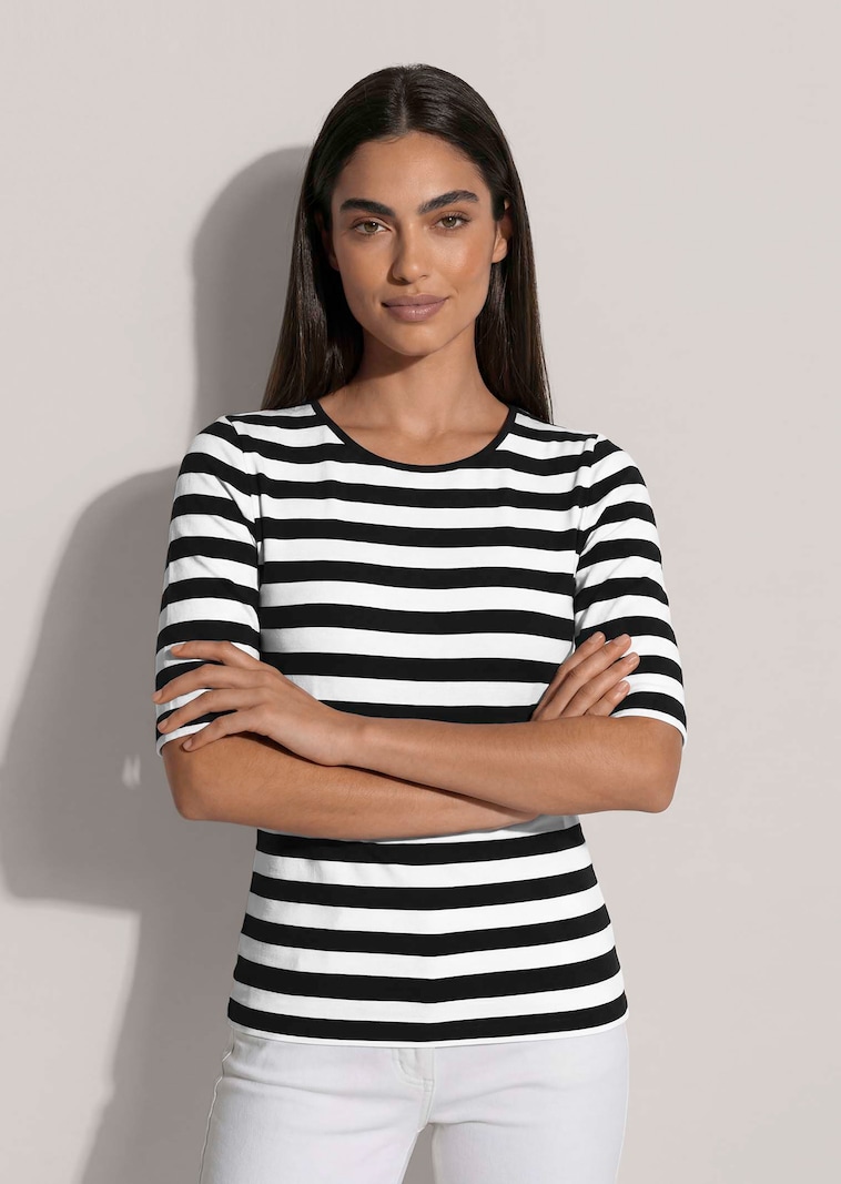 T-shirt à larges rayures