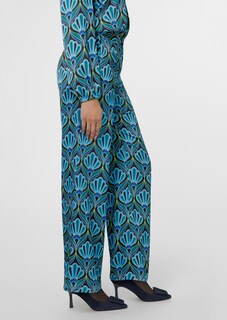 Palazzo-Hose mit exklusivem Retro-Print thumbnail 4