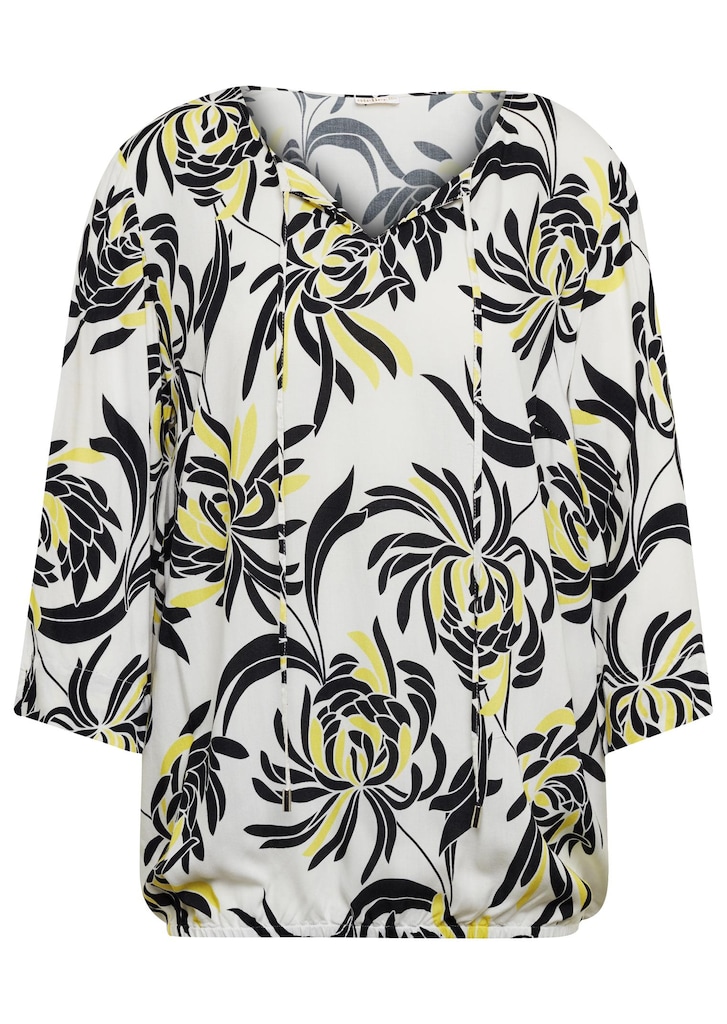 Kleurrijk gedessineerde blouse met mooie details 1